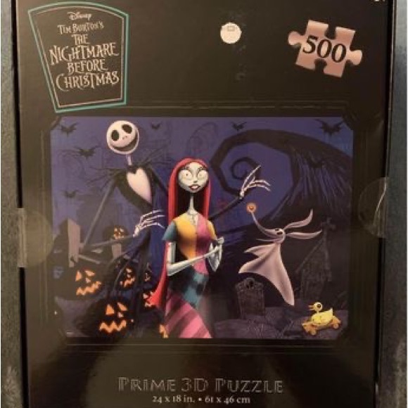 The Nightmare Before Christmas 3D Puzzle 500 Pieces - Picture 2 of 2